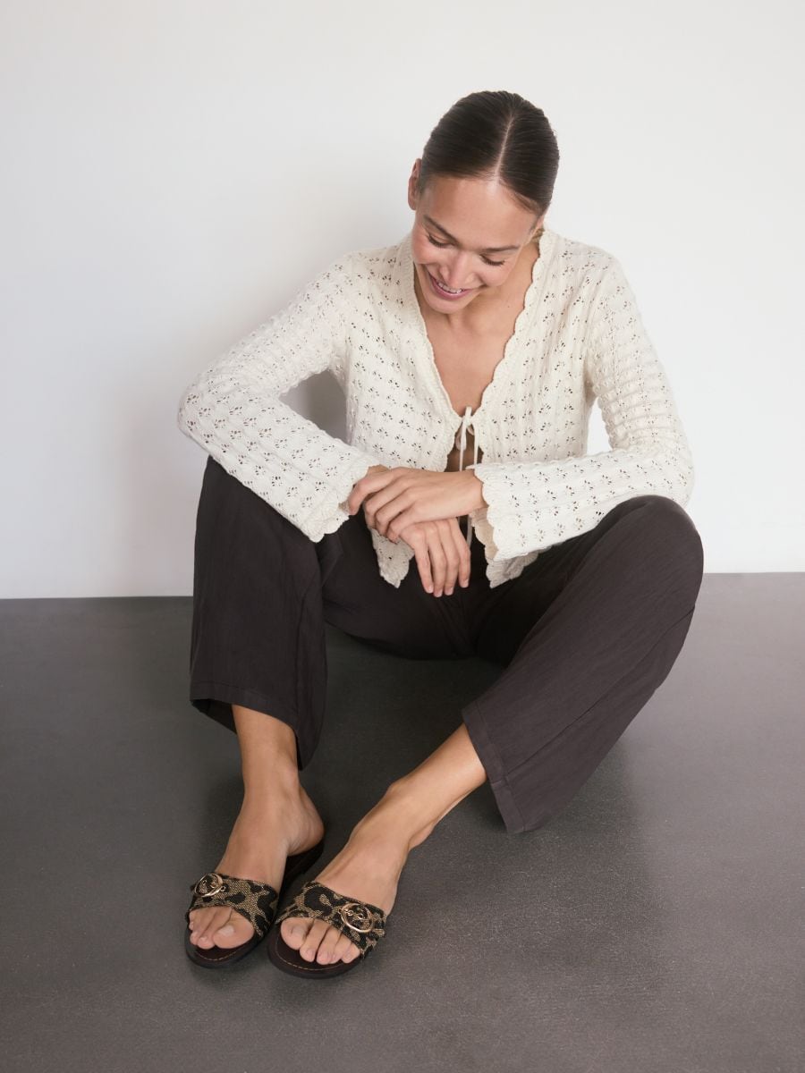 Sliders with buckles - multicolor - RESERVED - 3
