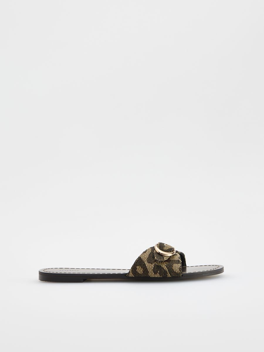 Sliders with buckles - multicolor - RESERVED - 2