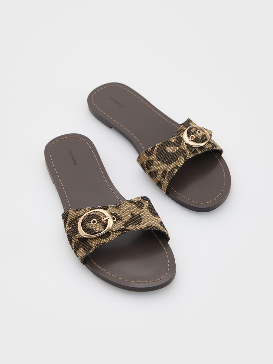 Sliders with buckles - multicolor - RESERVED - 4