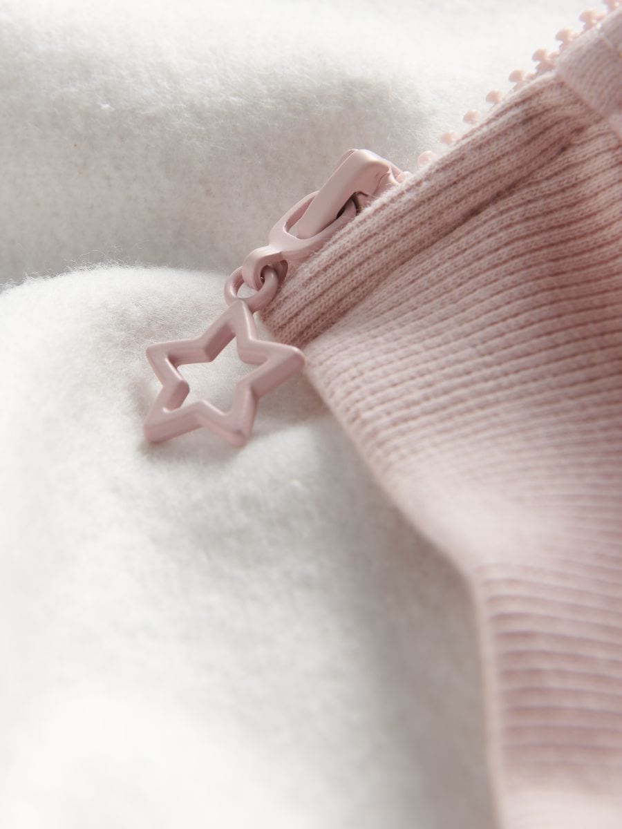 Glitter hoodie - dusty rose - RESERVED - 6