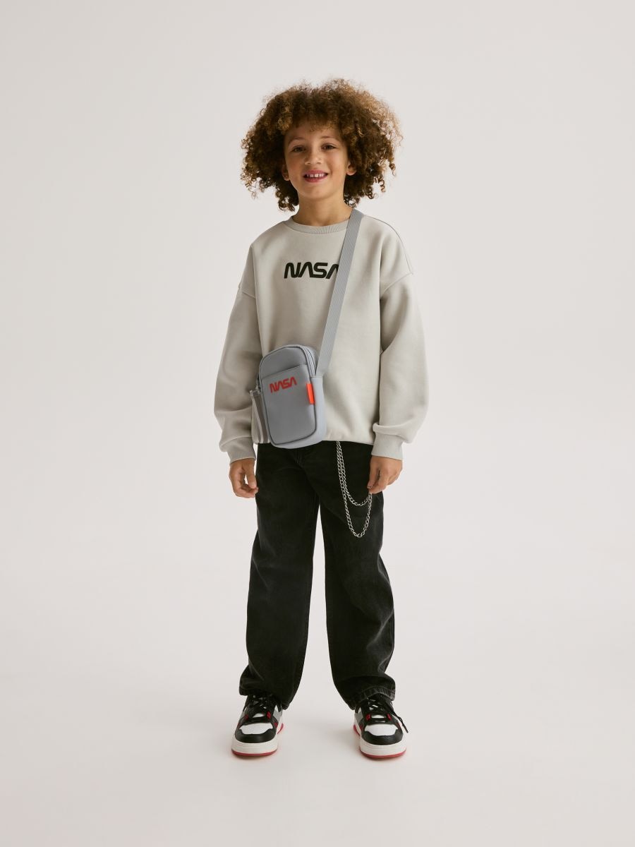 NASA sweatshirt - light grey - RESERVED - 5