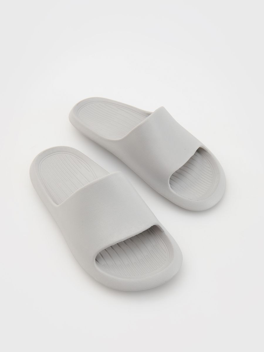 Neoprene sliders - light grey - RESERVED - 2