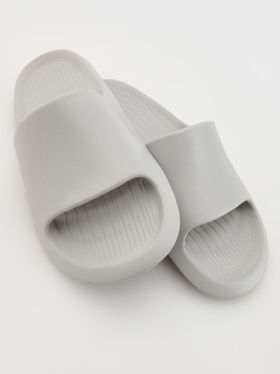 Neoprene sliders - light grey - RESERVED - 4