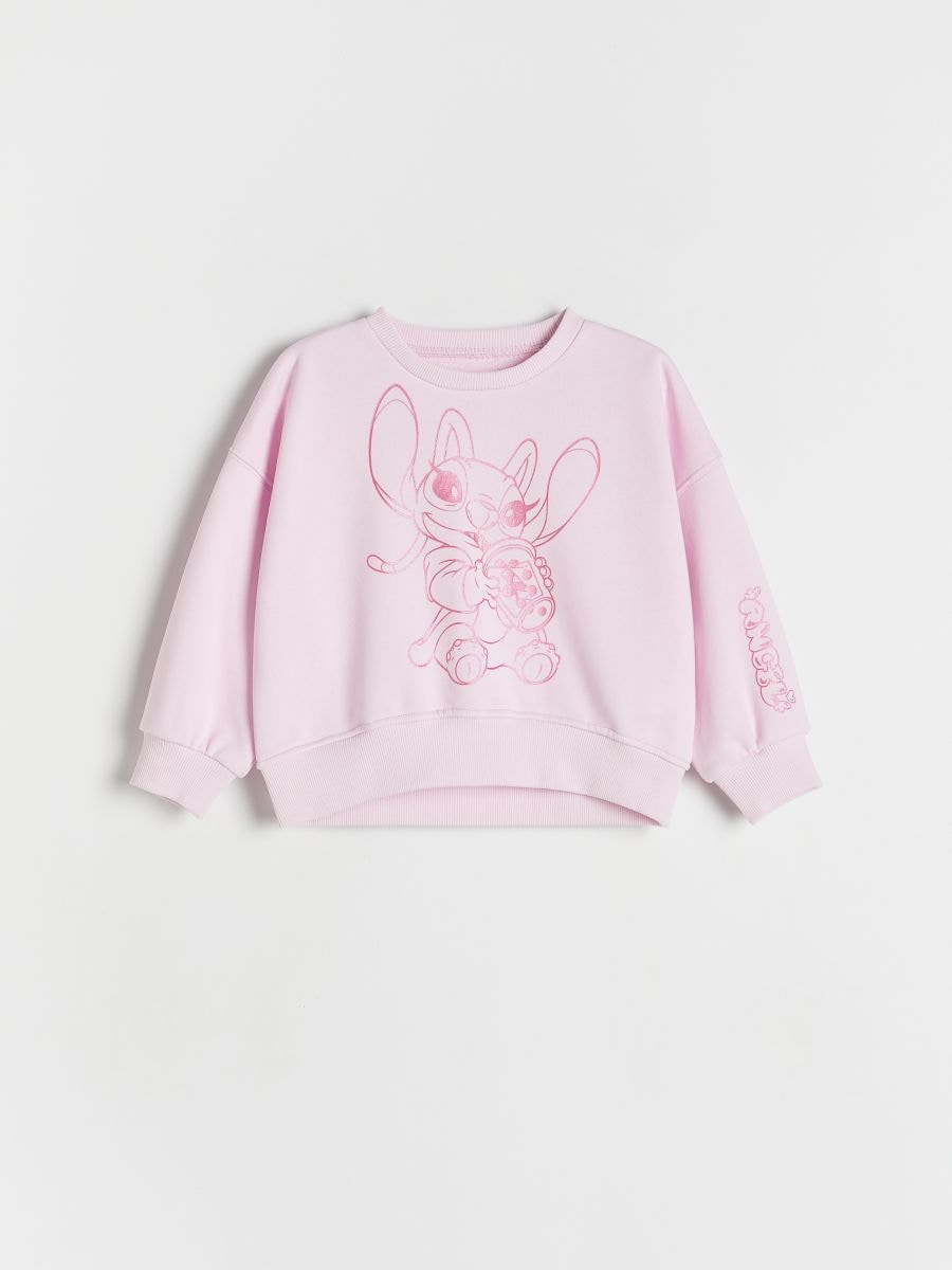 Lilo & Stitch sweatshirt - pastel pink - RESERVED - 2