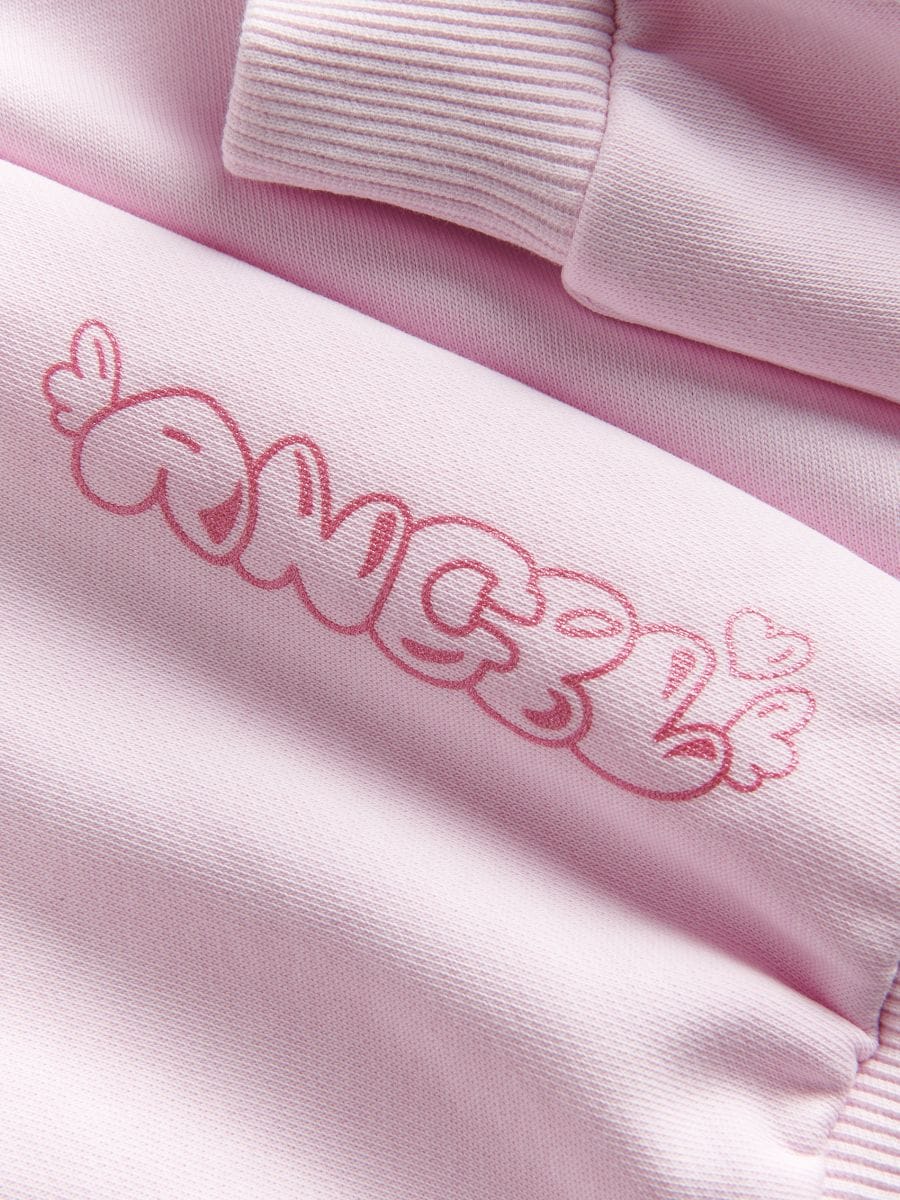 Lilo & Stitch sweatshirt - pastel pink - RESERVED - 3