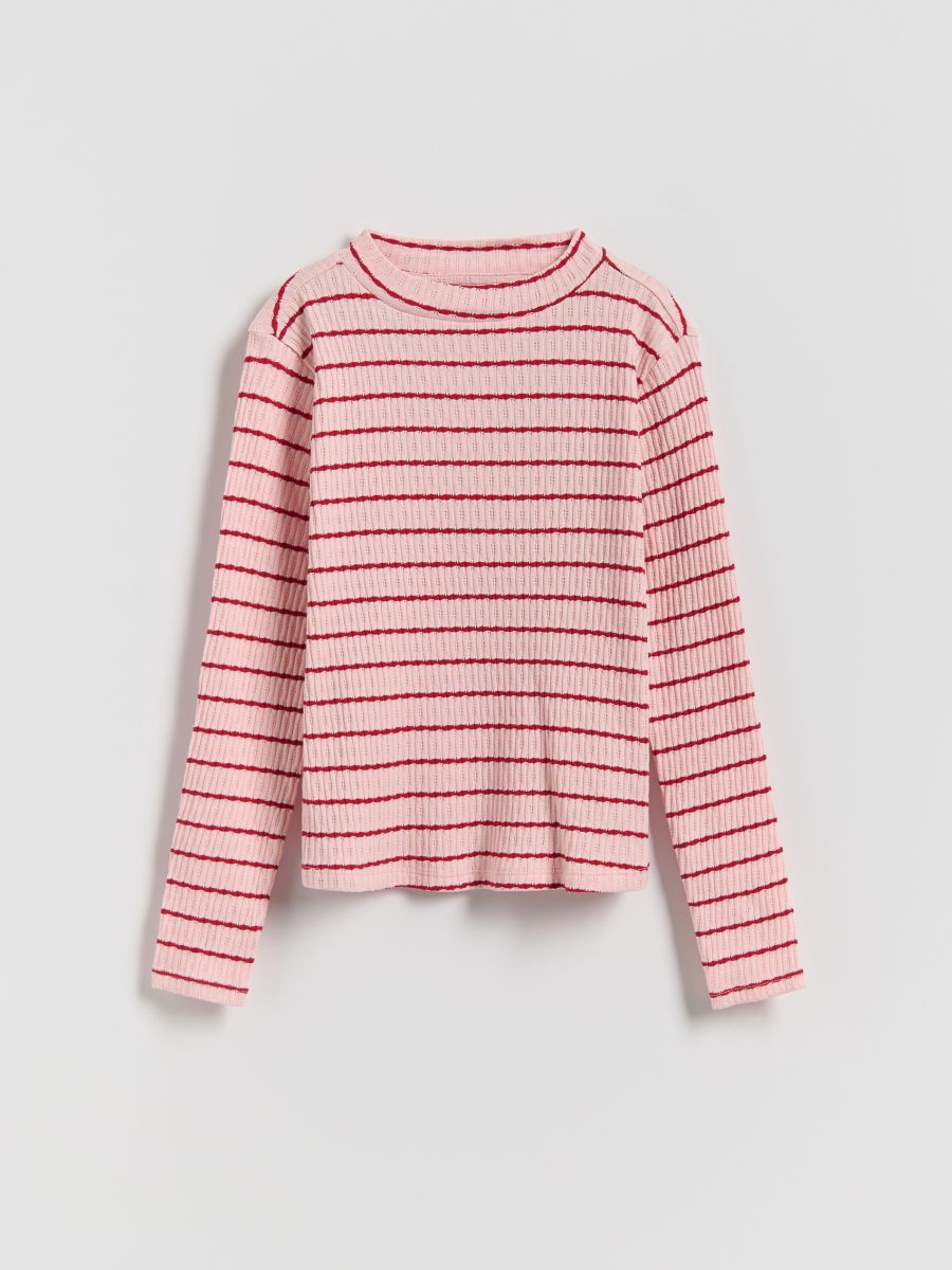 Stripe long sleeve T-shirt - red - RESERVED