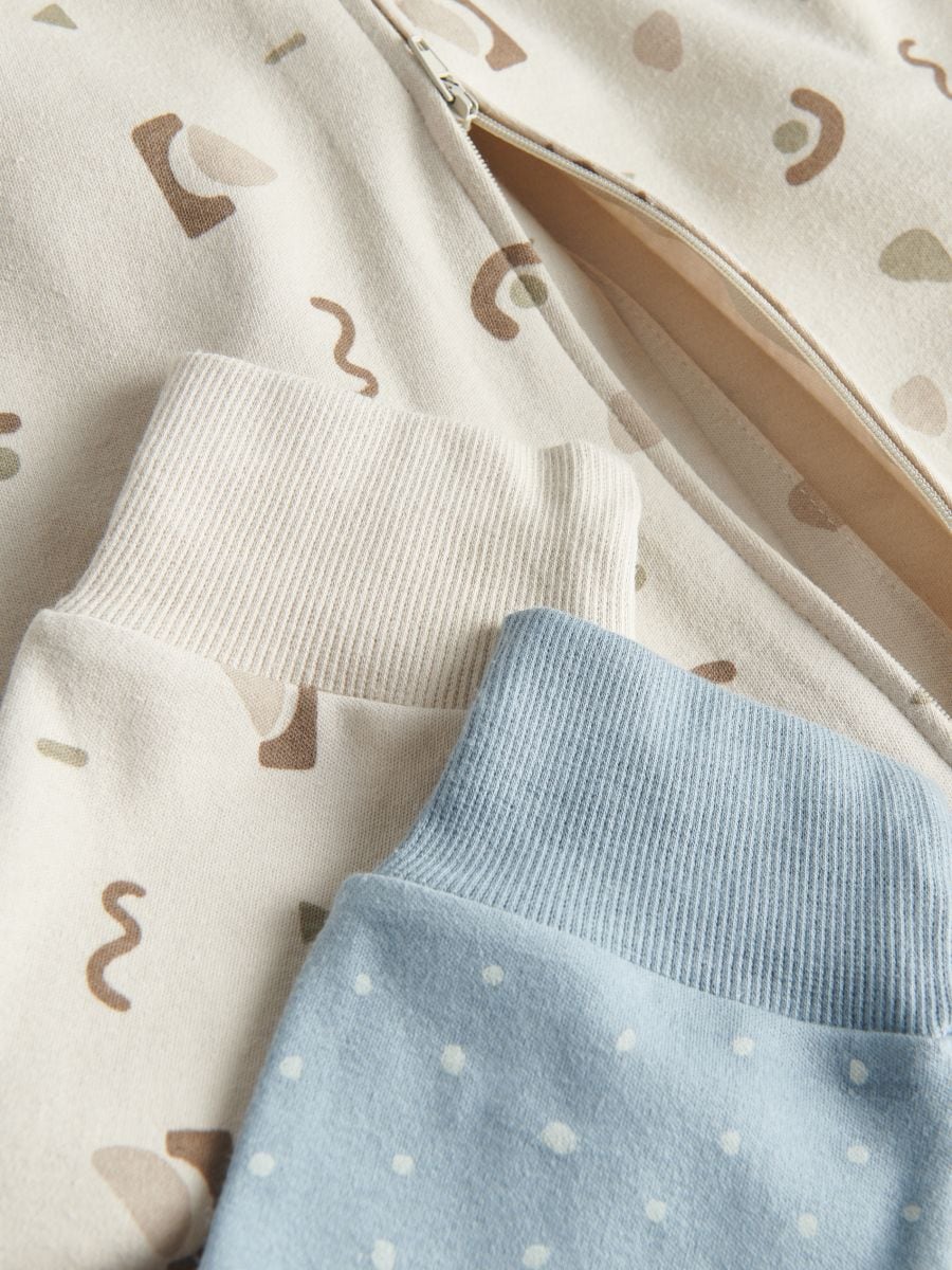 Strampler aus Baumwolle, 2er-Pack - beige - RESERVED - 3