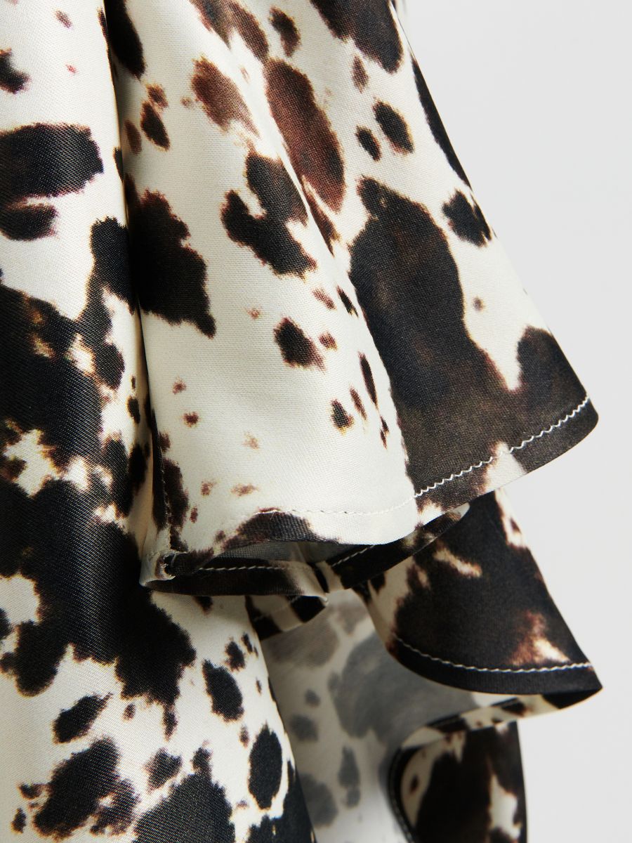 Maxirok met hoog viscosegehalte - meerkleurig - RESERVED - 2