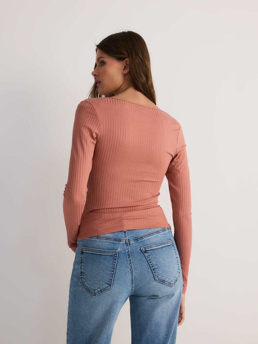 LADIES` BLOUSE - mauve - RESERVED - 4