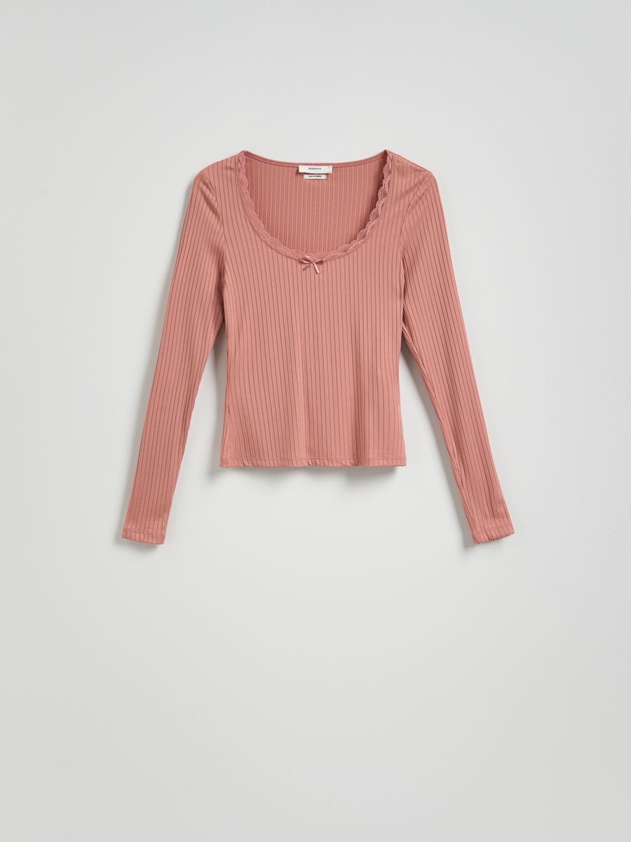 LADIES` BLOUSE - mauve - RESERVED - 5