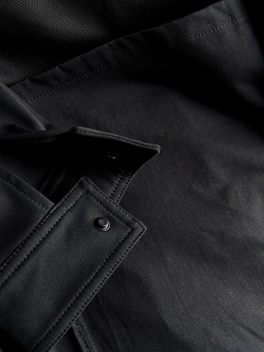 Jacket with corduroy collar - black - RESERVED - 7