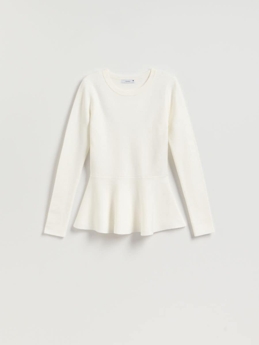 Pull avec basque - nude - RESERVED