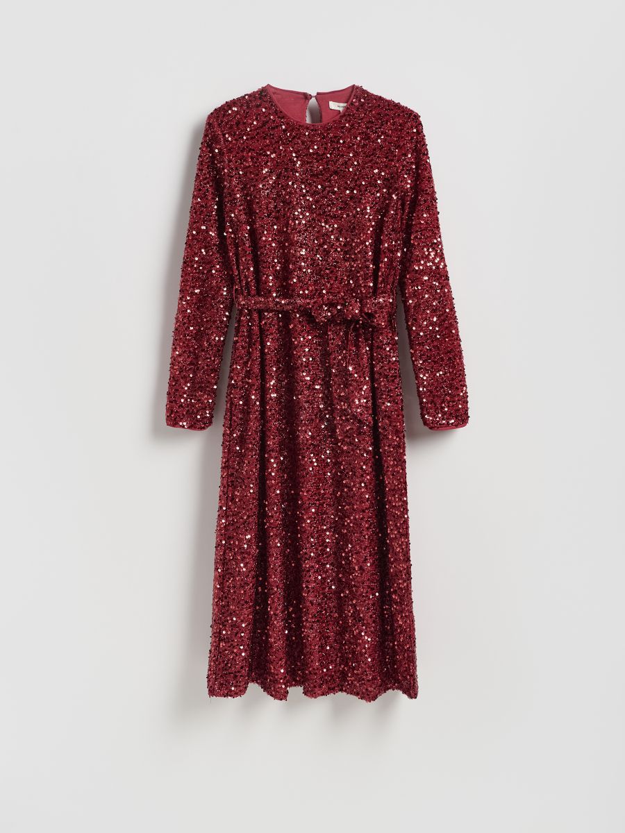 Sequin dress - red - RESERVED