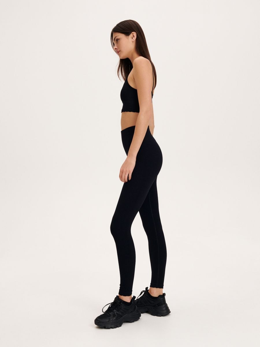 Seamless leggings - black - RESERVED - 2