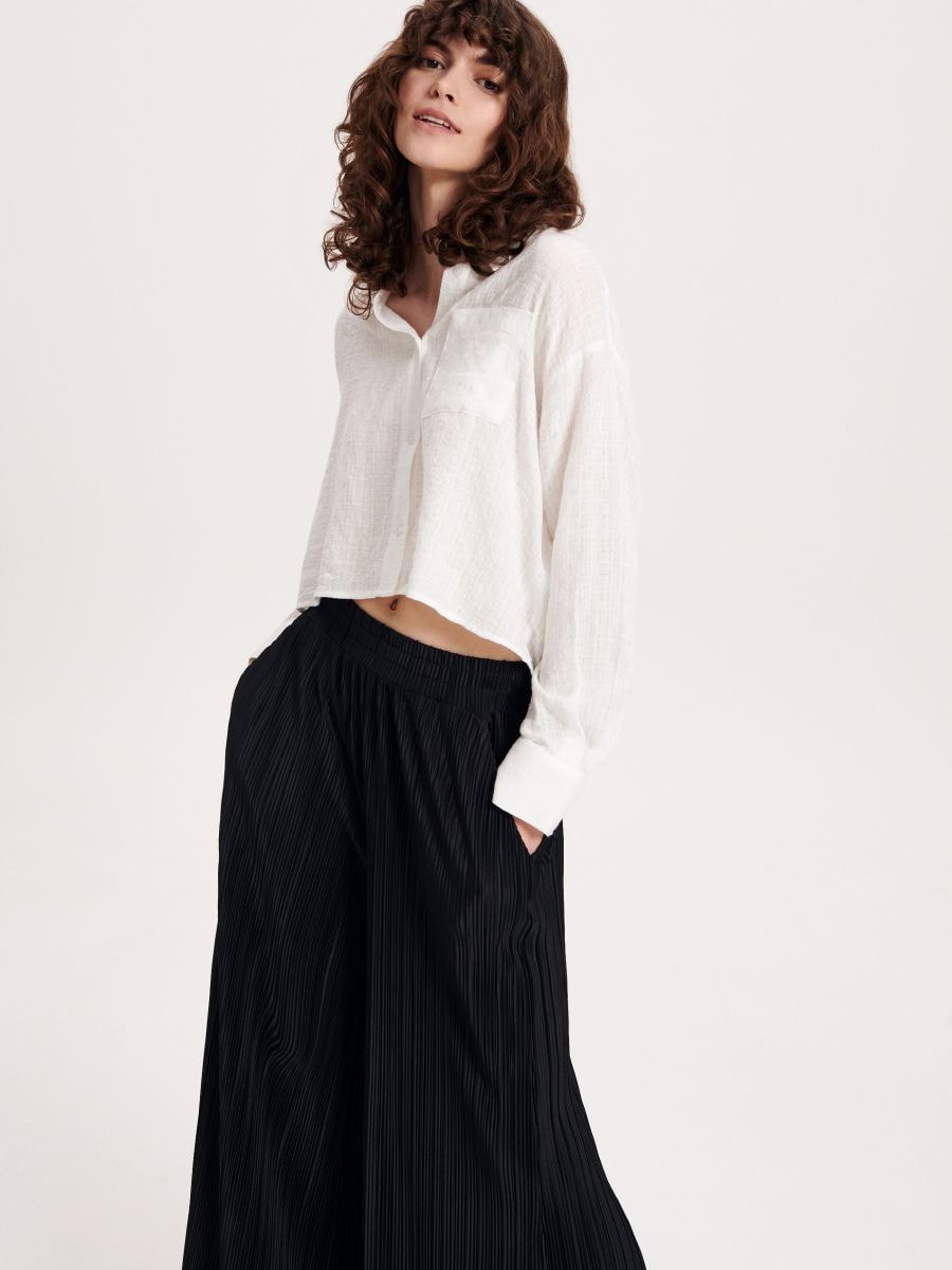 Pleated trousers - black - RESERVED - 3