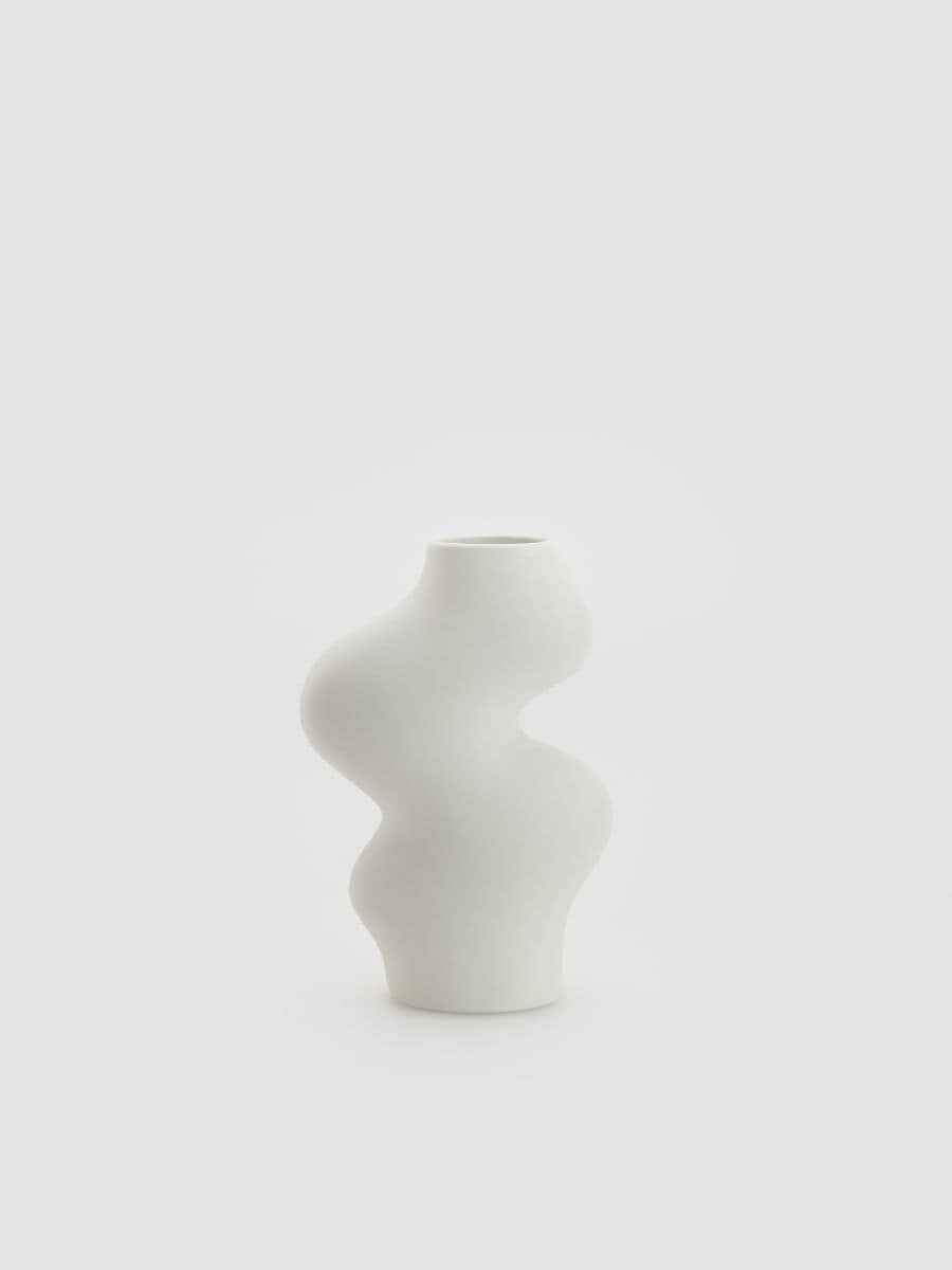 Keramická váza - biela - RESERVED