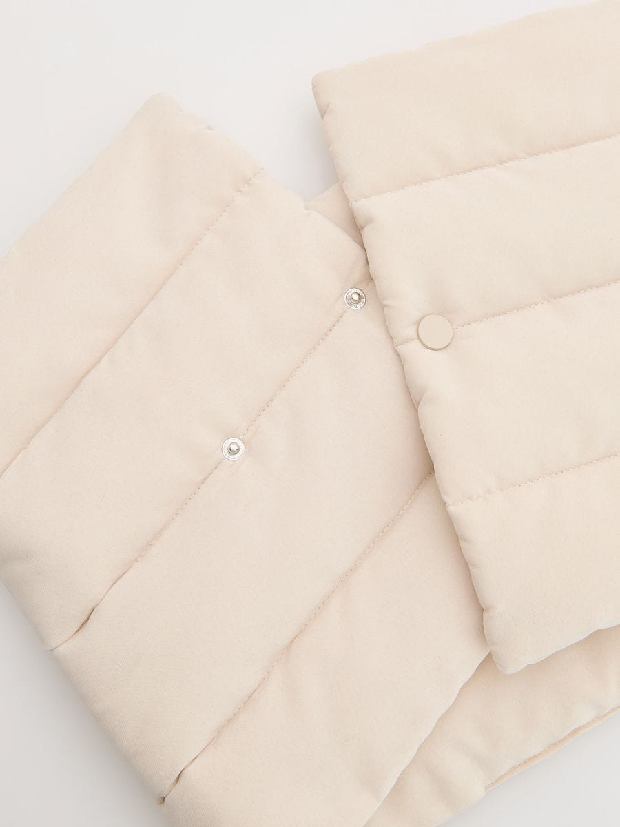 LADIES` MUFFLER - cream - RESERVED - 2