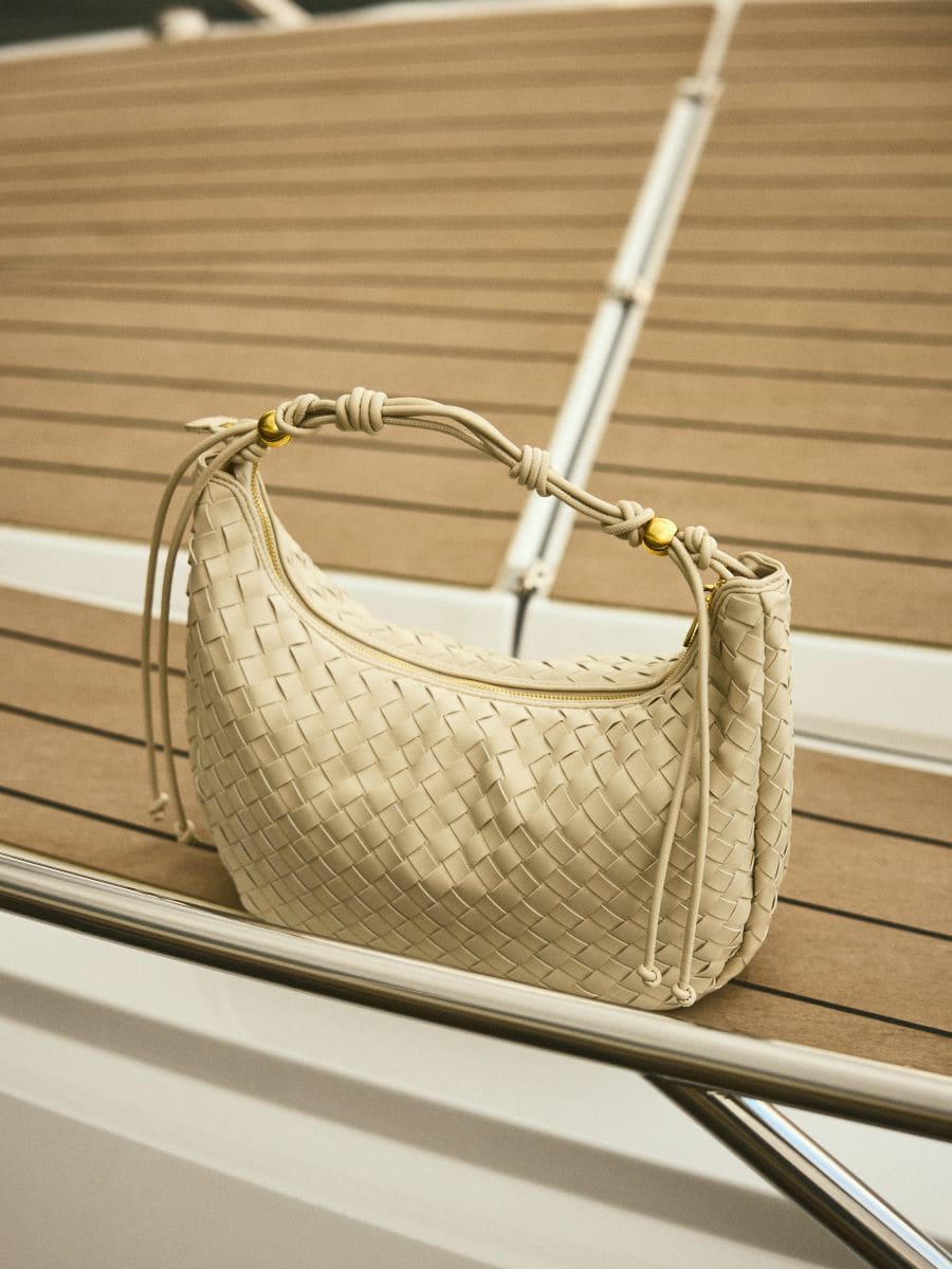 LADIES` HANDBAG - cream - RESERVED - 6