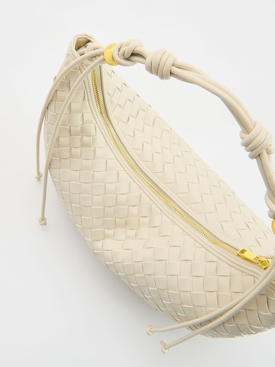 LADIES` HANDBAG - cream - RESERVED - 3