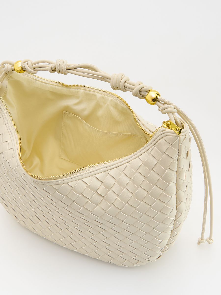 LADIES` HANDBAG - cream - RESERVED - 4