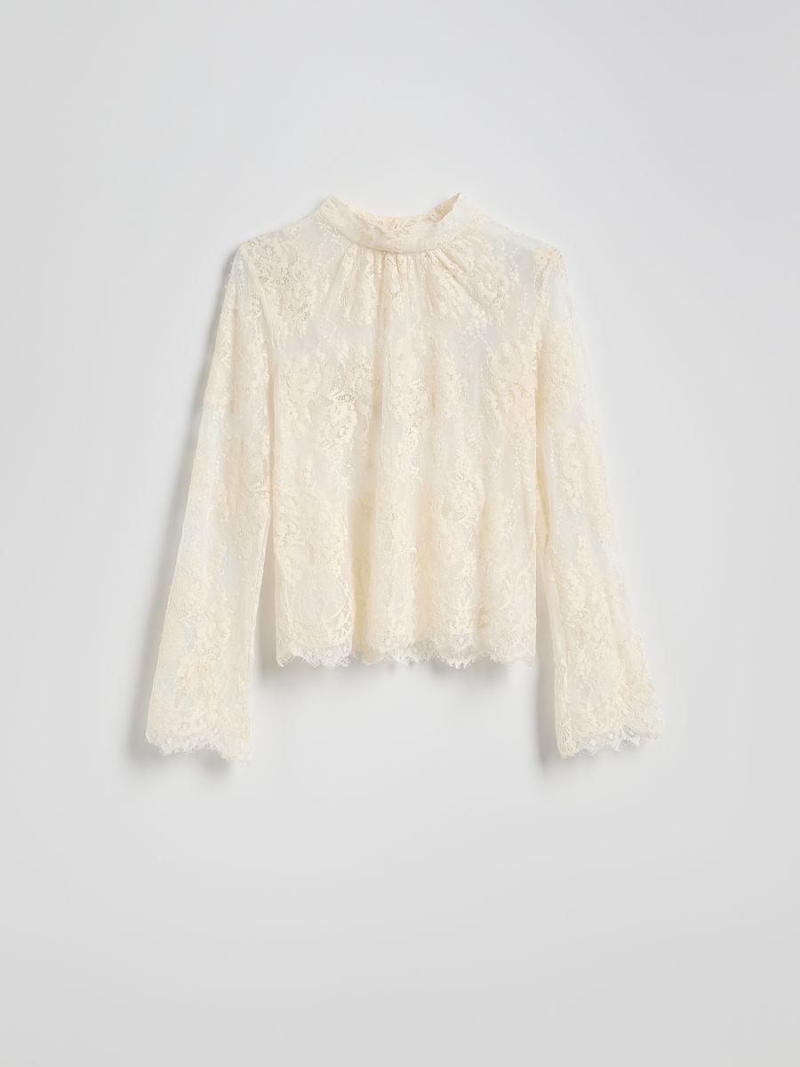 LADIES` BLOUSE - nude - RESERVED - 3