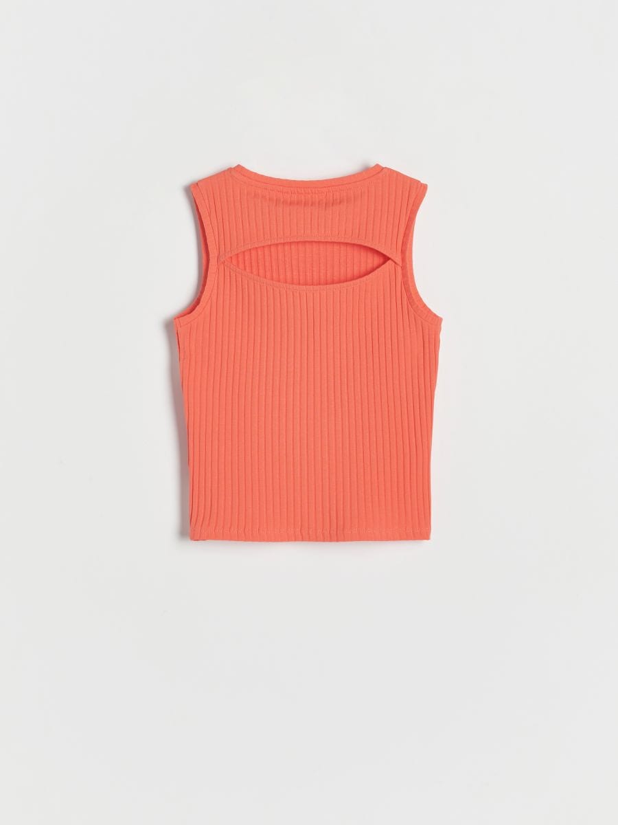 Stripe top - mandarine - RESERVED - 5
