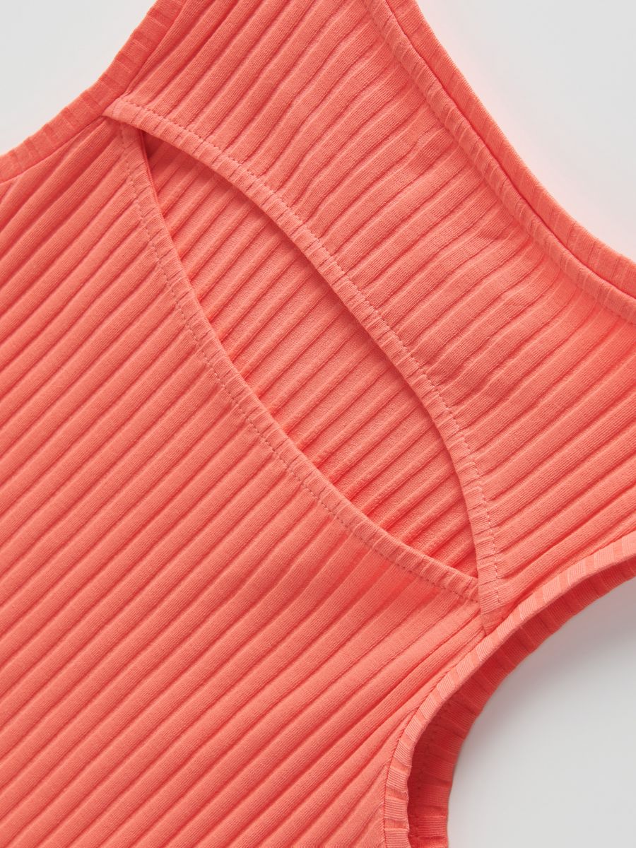 Stripe top - mandarine - RESERVED - 6