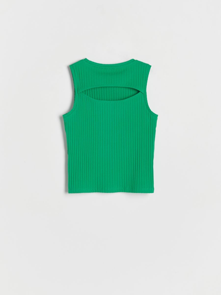 Stripe top - green - RESERVED - 4