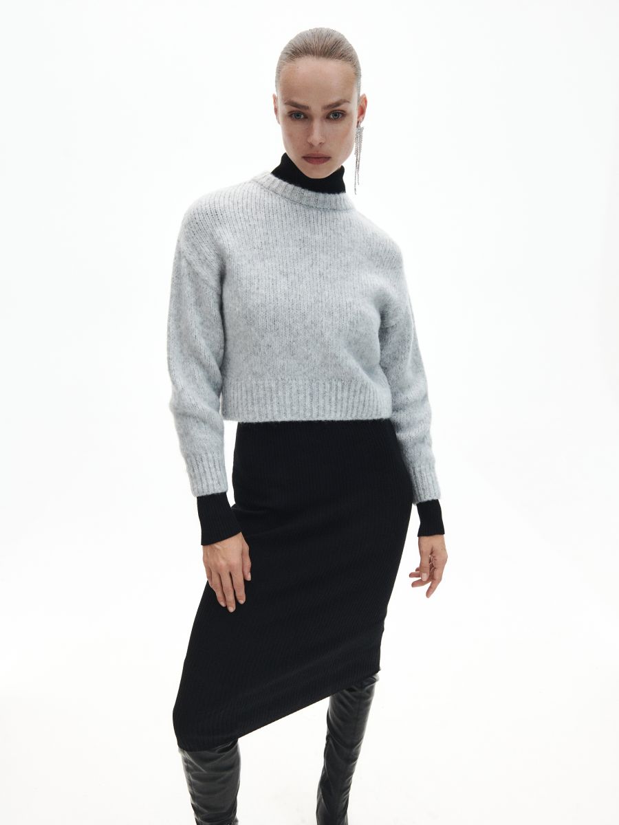 Soft jumper - light grey - RESERVED - 2