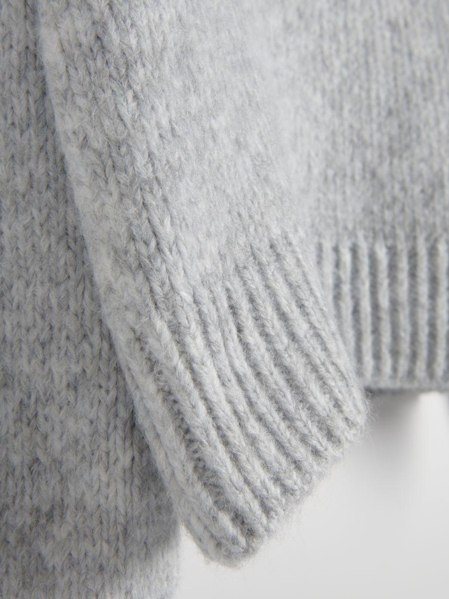 Soft jumper - light grey - RESERVED - 5