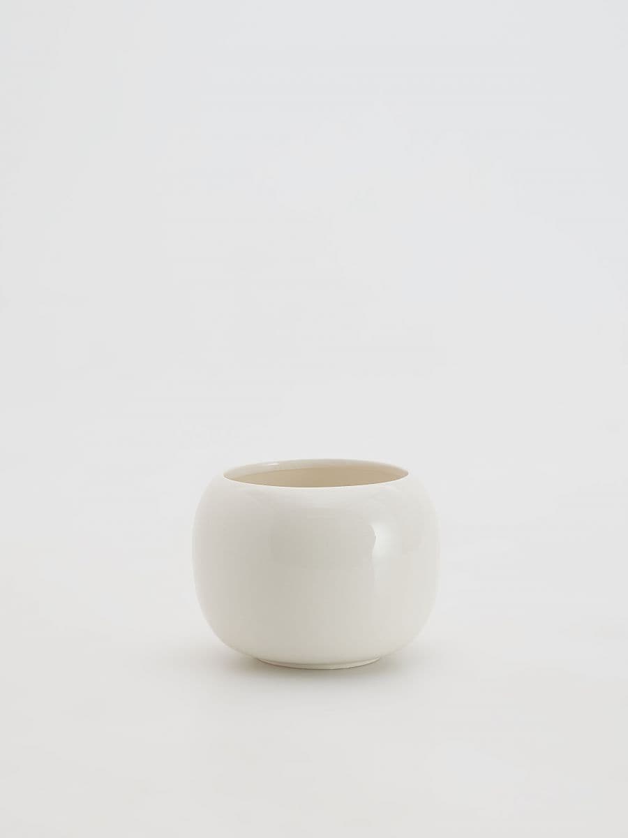 Ceramic vase - white - RESERVED