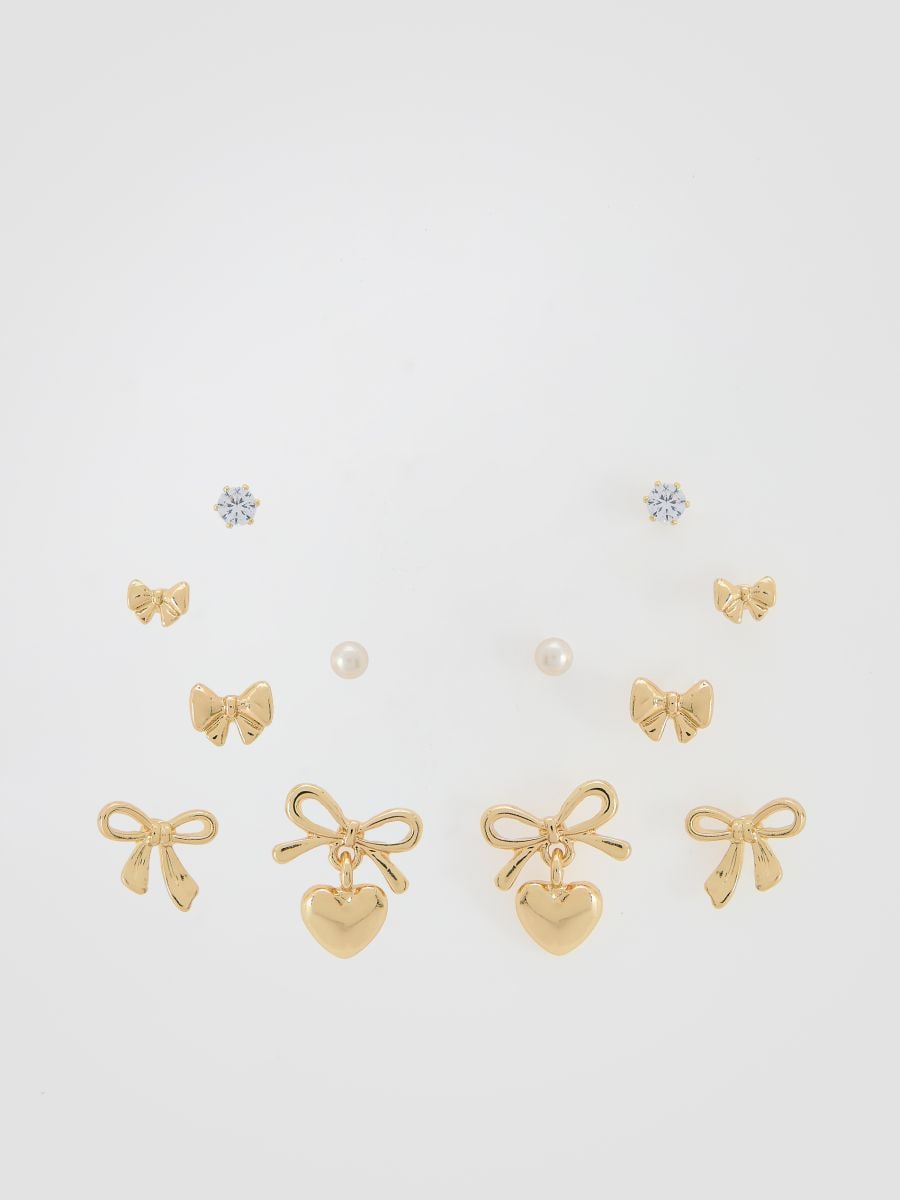 Earrings set - golden - RESERVED