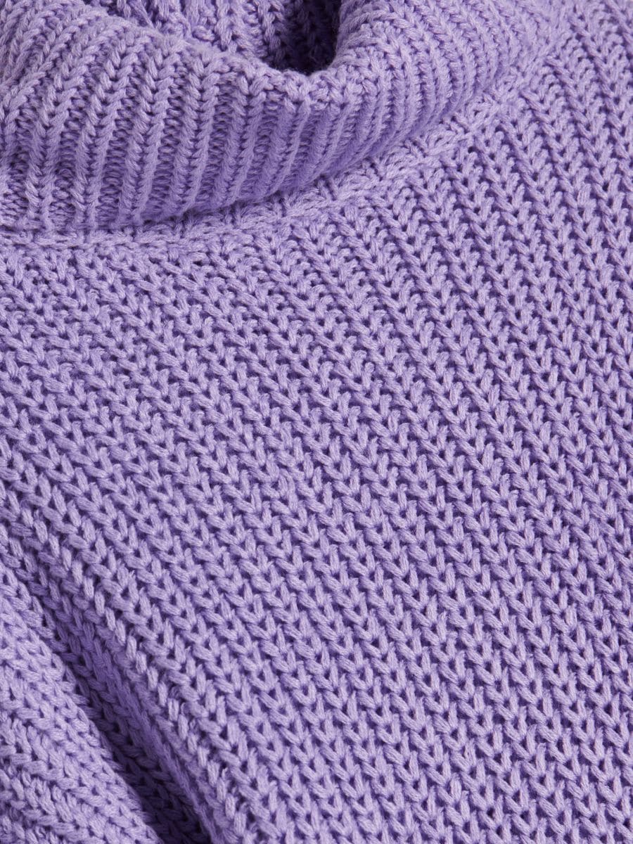 Rollkragenpullover - violett - RESERVED - 3