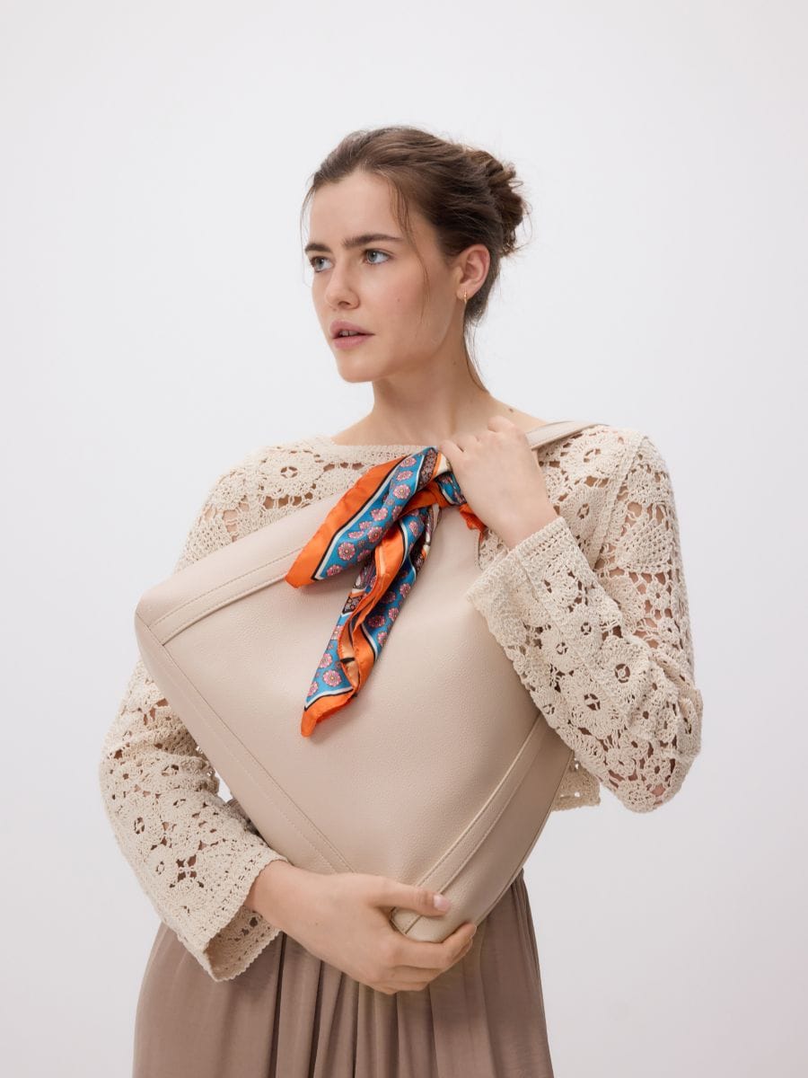 Hobo torba - krem - RESERVED
