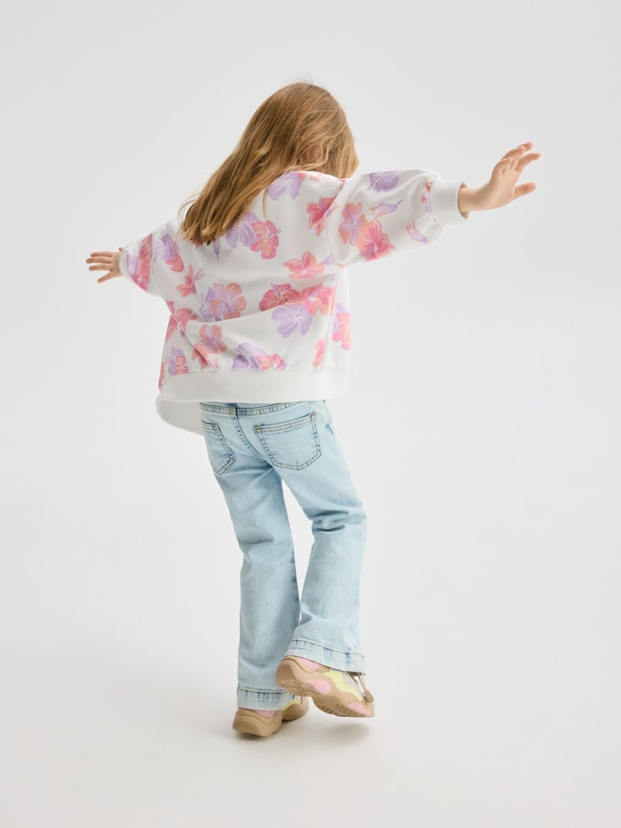 Bluza s cvjetnim uzorkom - krem - RESERVED - 5