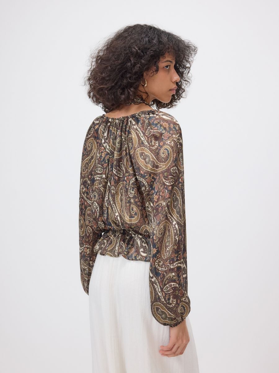 Blouse à motif - Multicolore - RESERVED - 7