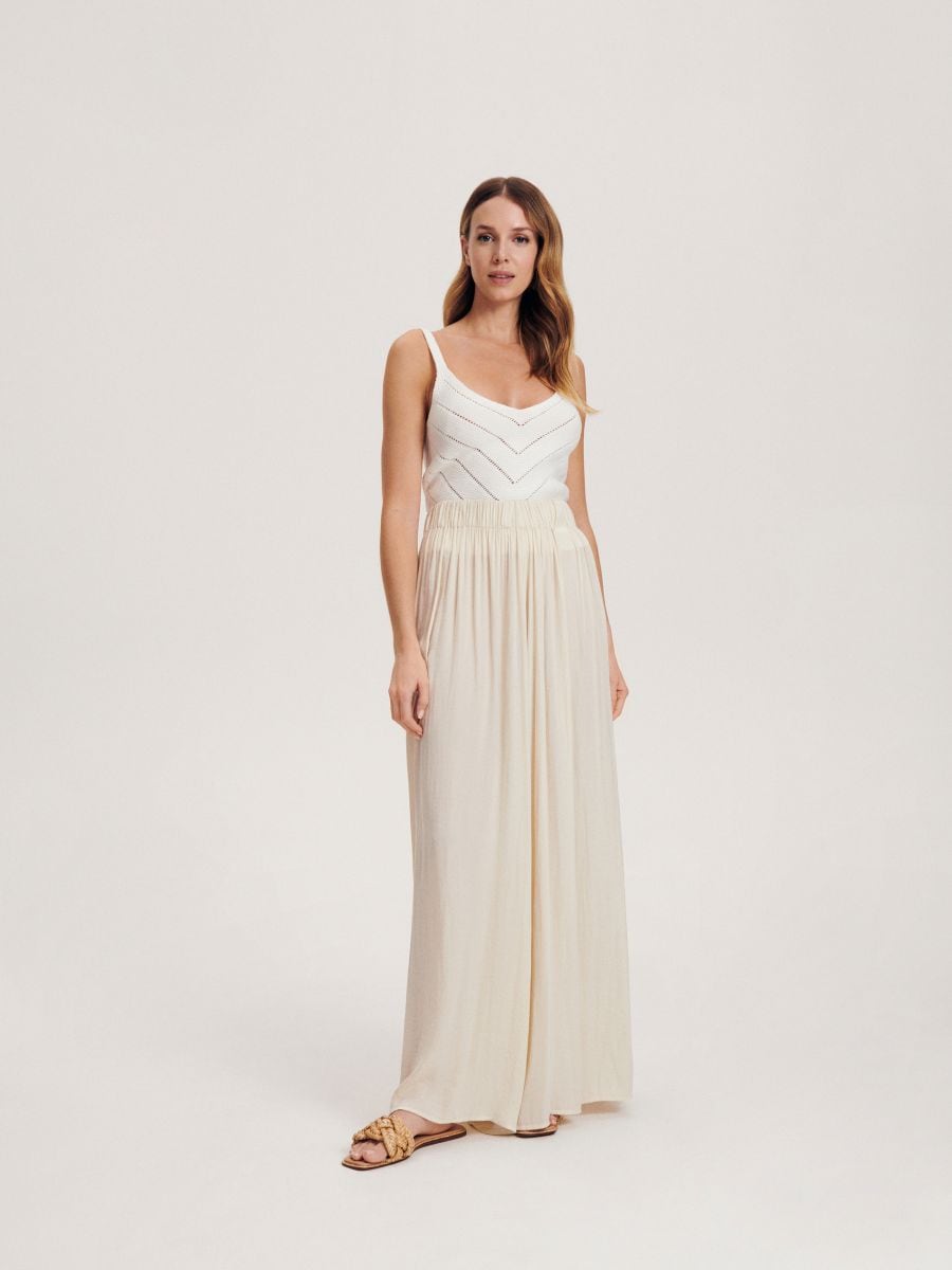 Knitted top - cream - RESERVED - 2