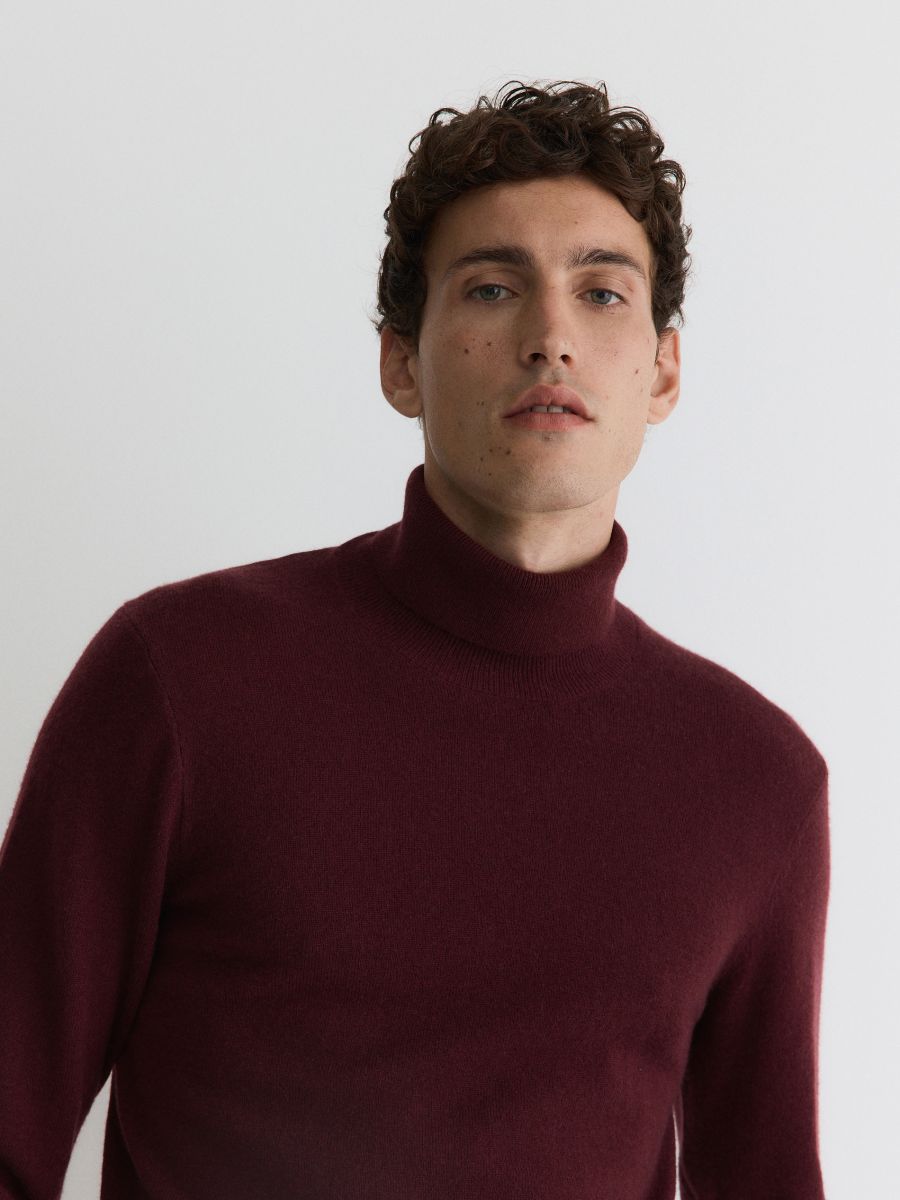 MEN`S SWEATER - bordo - RESERVED