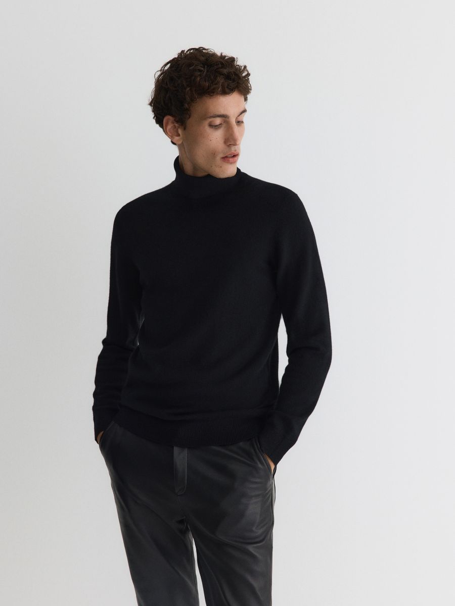 MEN`S SWEATER - crno - RESERVED