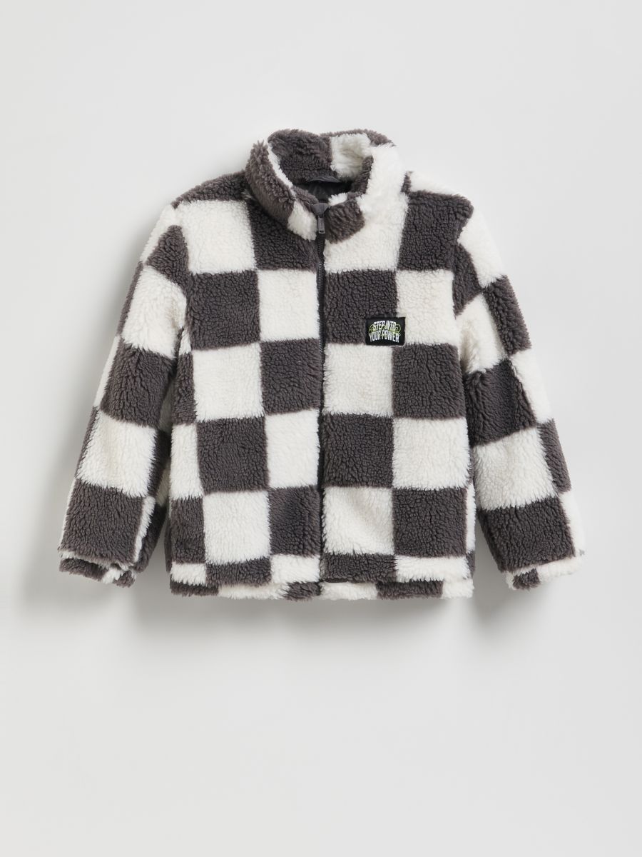 Sherpajacke - hellgrau - RESERVED