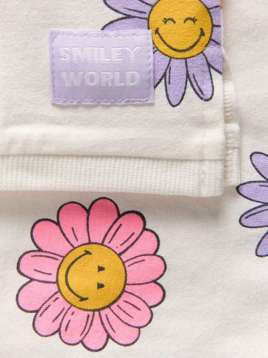 SmileyWorld® patterned T-shirt - cream - RESERVED - 3