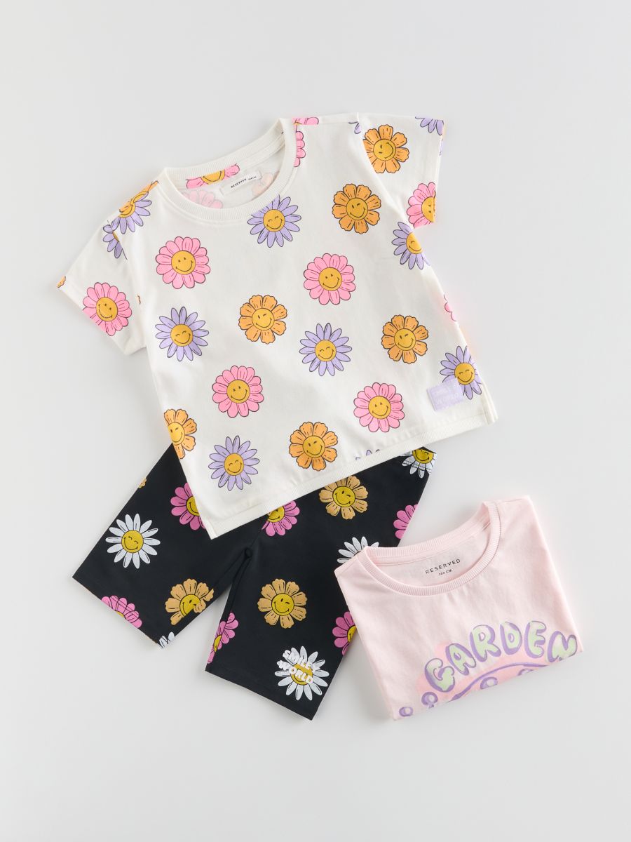 SmileyWorld® patterned T-shirt - cream - RESERVED - 4