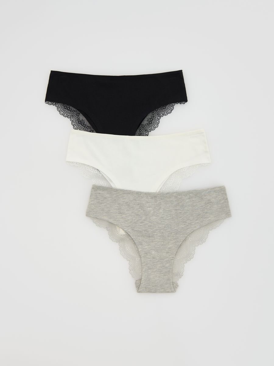 Boyshorts i 3-pack - SVART - RESERVED