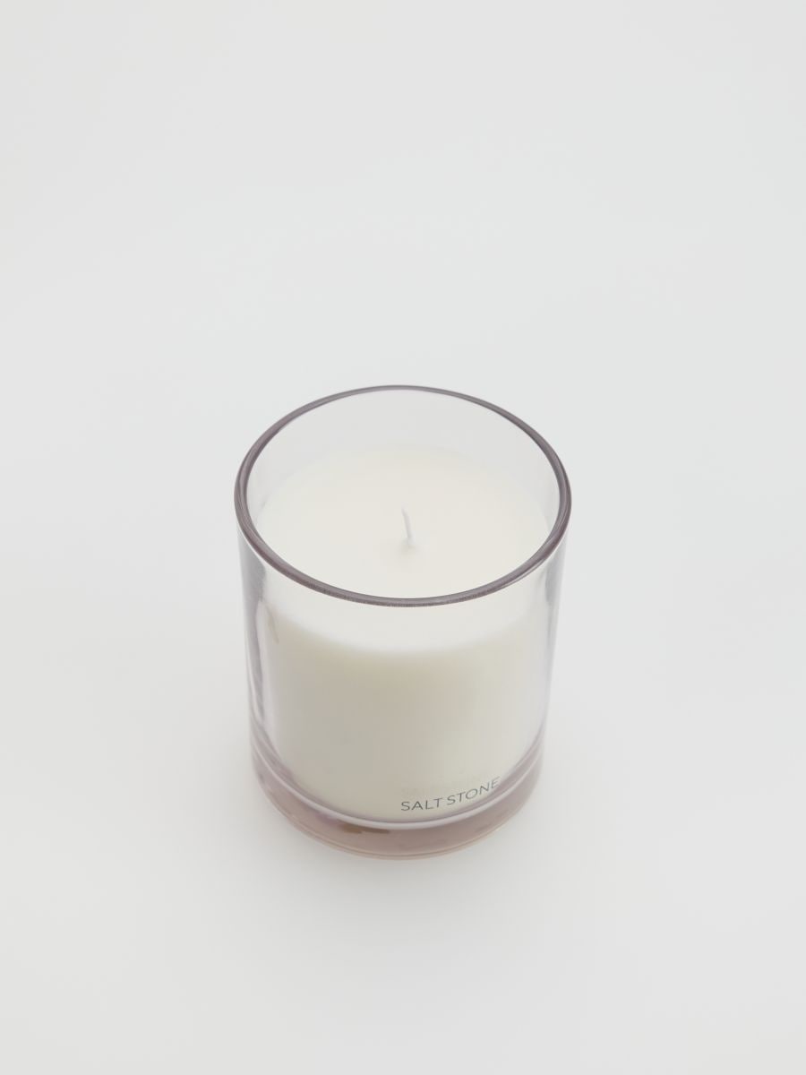 Aromatinė žvakė Salt Stone - šviesiai pilka - RESERVED
