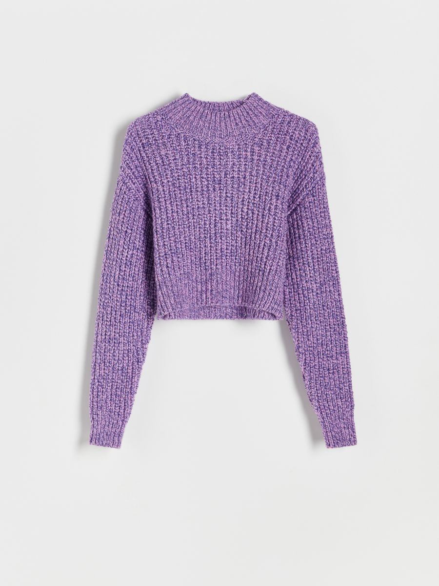 Oversized cropped jumper - multicolor - RESERVED - 5