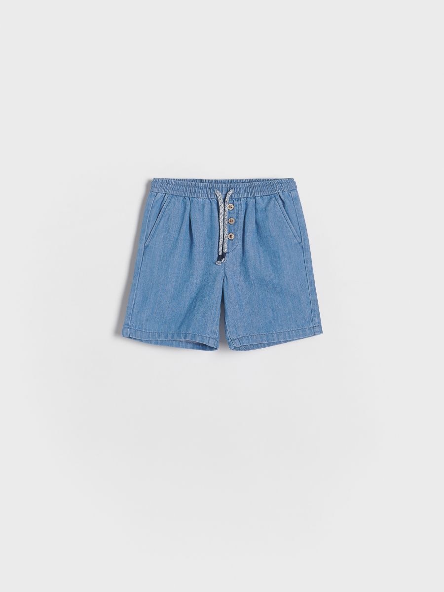 Kratke hlače od trapera - plavo - RESERVED