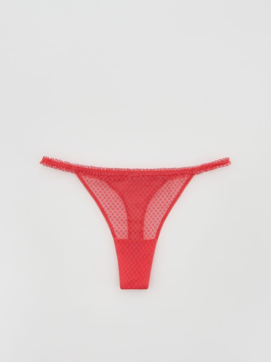 LADIES` BRIEFS - rot - RESERVED