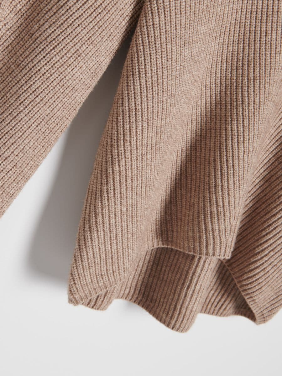 Viscose blend turtleneck - brown - RESERVED - 2