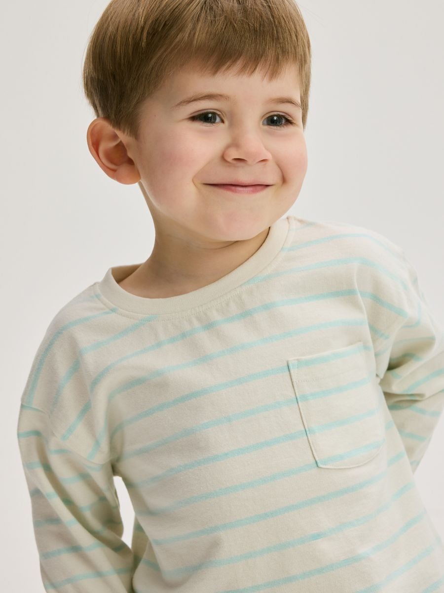 Langarmshirt aus Baumwolle 2er-Pack - aqua - RESERVED - 5