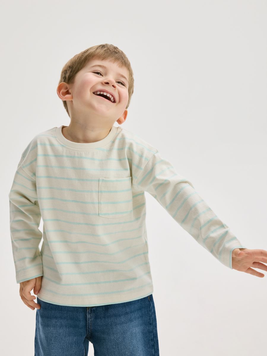 Langarmshirt aus Baumwolle 2er-Pack - aqua - RESERVED - 6
